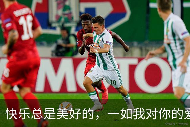 快乐总是美好的，一如我对你的爱